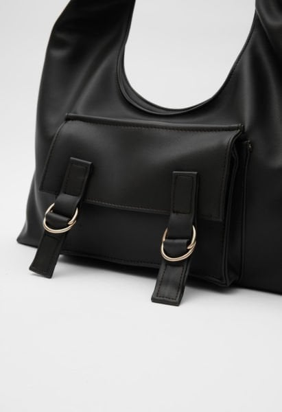 Salaş Deri Omuz Çantası Siyah
