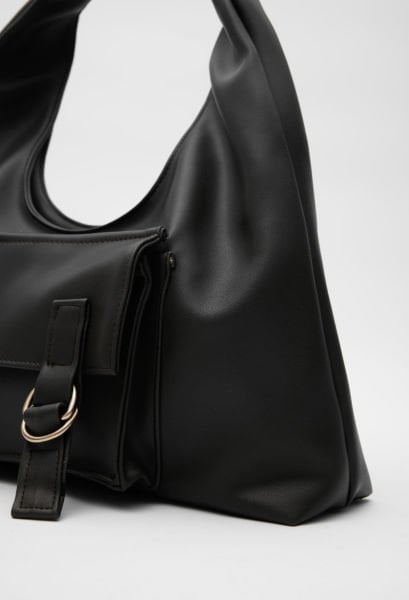 Salaş Deri Omuz Çantası Siyah