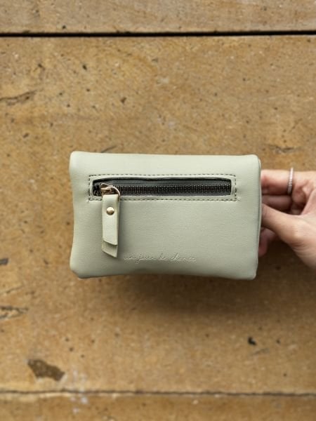 Yumuşak Deri Kadın Cüzdanı Yeşil