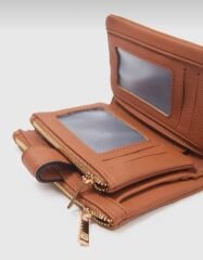 Çok Gözlü Kadın Cüzdanı Taba