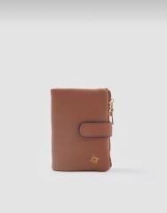 Çok Gözlü Kadın Cüzdanı Taba