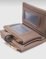 Çok Gözlü Kadın Cüzdanı Vizon