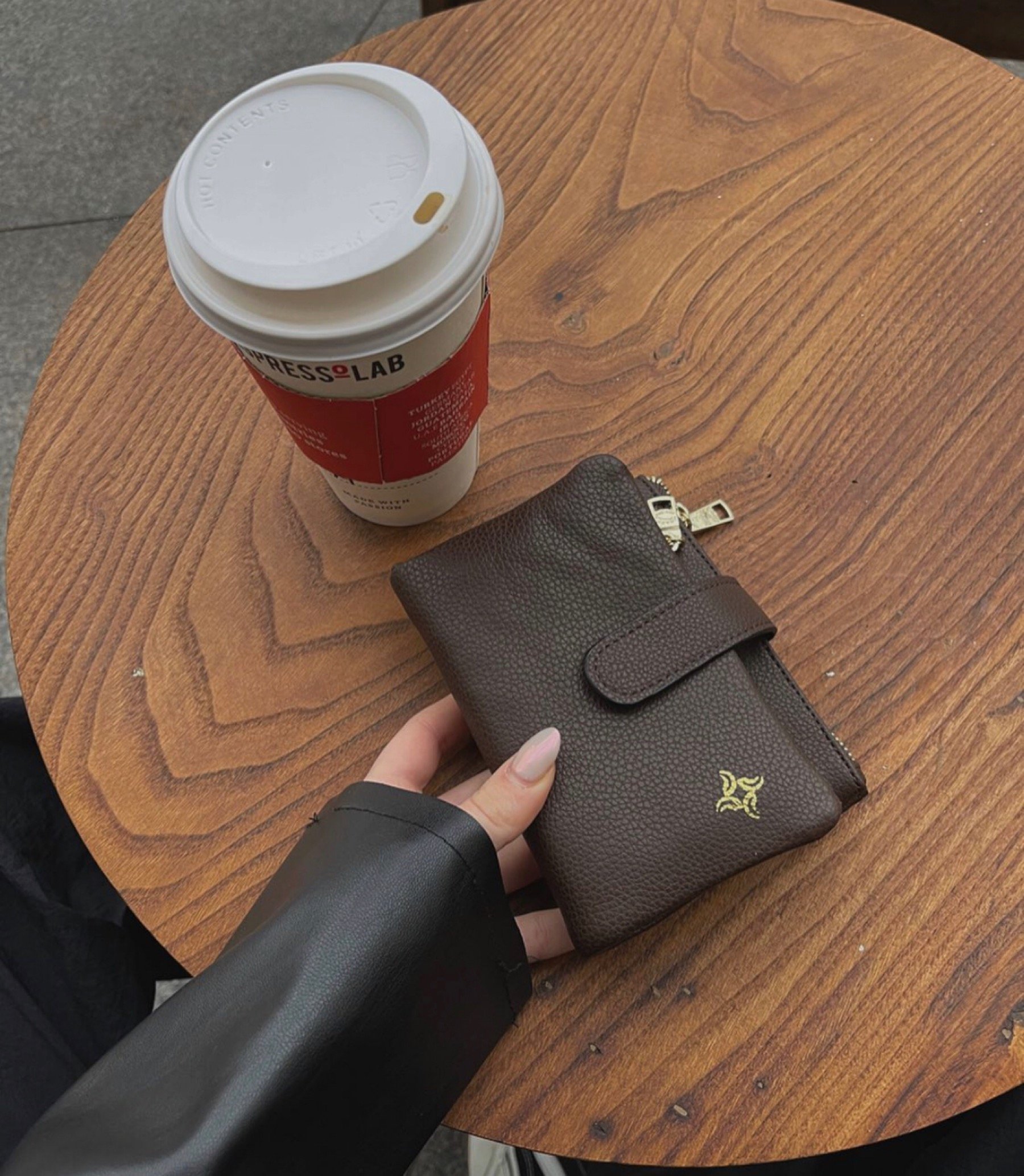 Çok Gözlü Kadın Cüzdanı Acıkahve