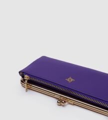 Nostalji Kadın Cüzdanı Mor