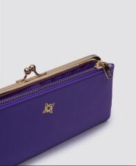 Nostalji Kadın Cüzdanı Mor