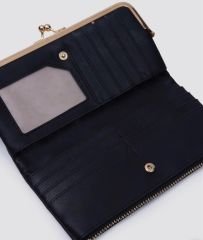 Nostalji Kadın Cüzdanı Siyah