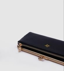 Nostalji Kadın Cüzdanı Siyah