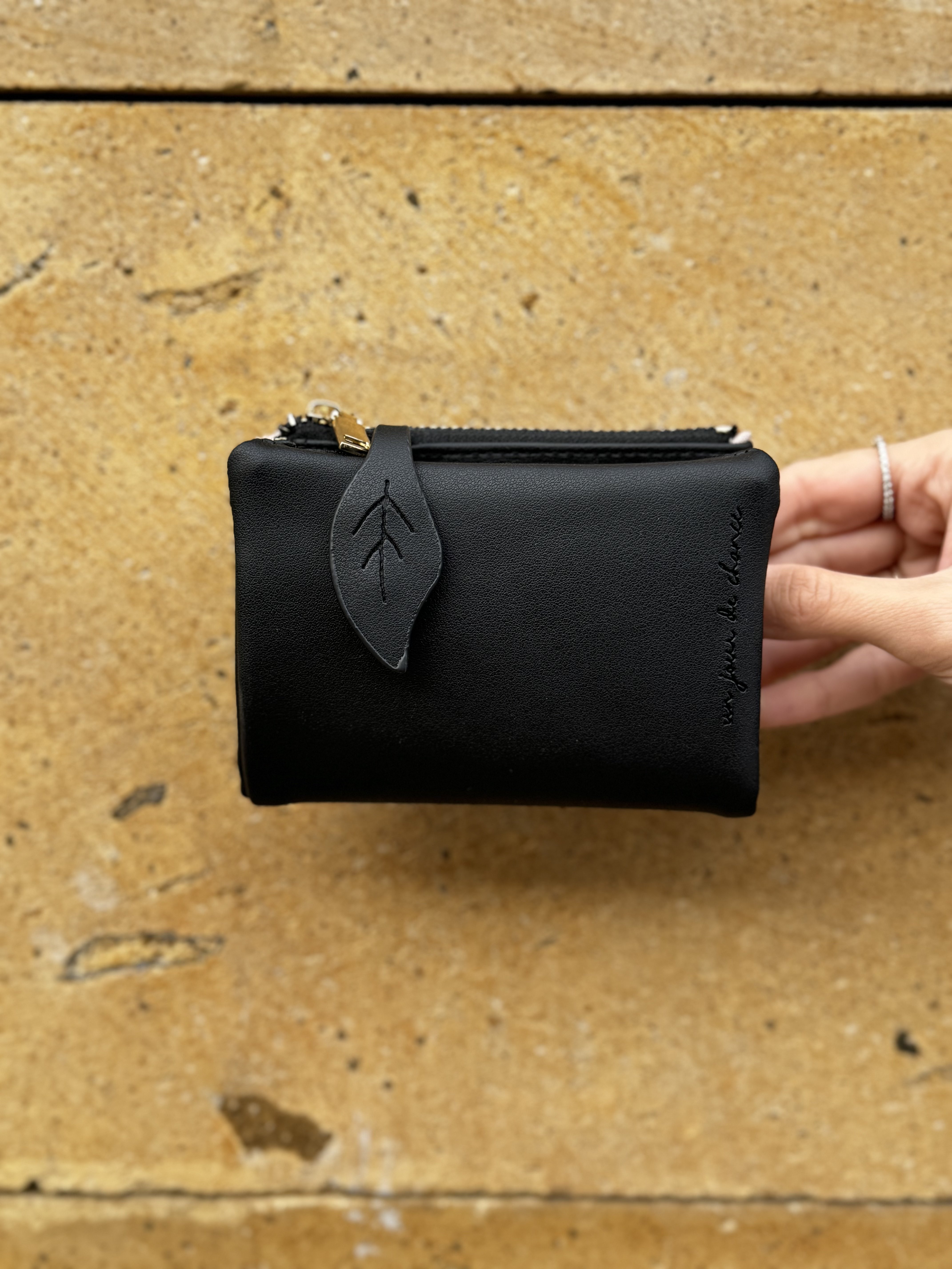 Yumuşak Deri Kadın Cüzdanı Siyah