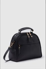 Bol Gözlü Kadın Omuz Çantası Siyah