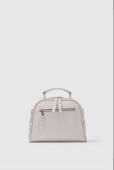 Bol Gözlü Kadın Omuz Çantası Krem