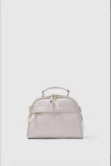 Bol Gözlü Kadın Omuz Çantası Krem