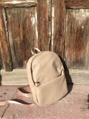 Su Geçirmez Kadın Sırt Çantası Bej