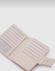 Çok Kullanışlı Kadın Cüzdanı Krem