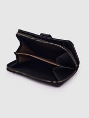 Kartlık Detaylı Kadın Cüzdanı Siyah