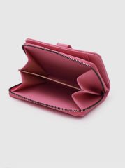 Kartlık Detaylı Kadın Cüzdanı Pembe