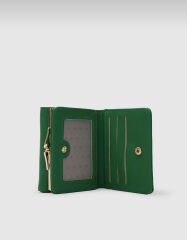 İncili Kadın Cüzdanı Yeşil