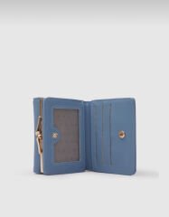 İncili Kadın Cüzdanı Mavi