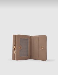 İncili Kadın Cüzdanı Bej