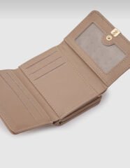 İncili Kadın Cüzdanı Bej