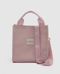 Saten Kumaş Kadın Omuz Çantası Pembe