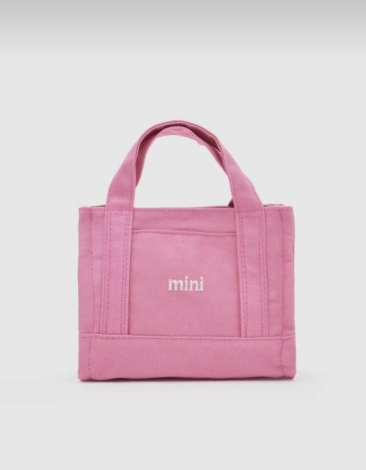 Mini Kanvas Çanta Pembe