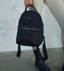 Su Geçirmez Sünger Destekli Sırt Çantası Siyah