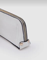 Bilek Askılı Portföy Cüzdan Beyaz