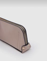 Bilek Askılı Portföy Cüzdan Bej