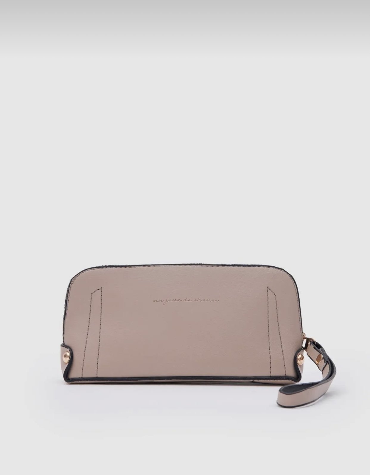 Bilek Askılı Portföy Cüzdan Bej