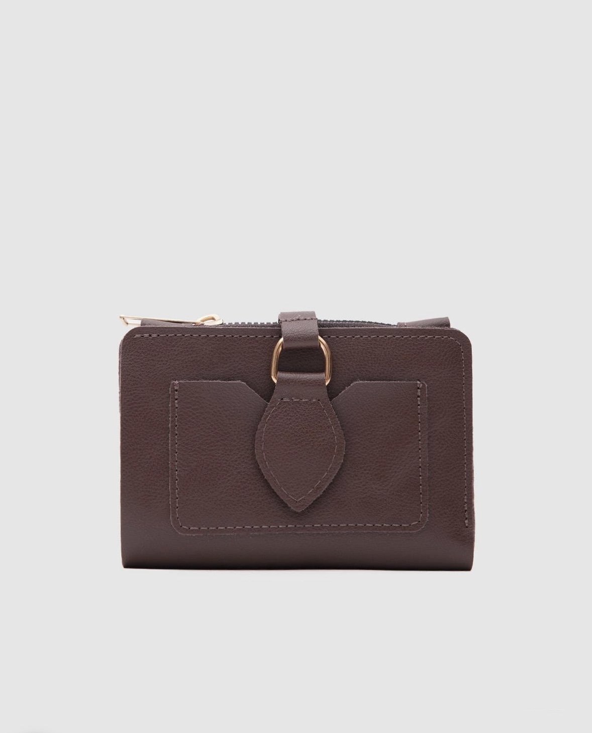 Tokalı Kadın Cüzdanı Kahverengi