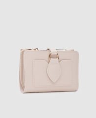 Tokalı Kadın Cüzdanı Krem