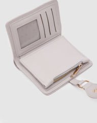 Tokalı Kadın Cüzdanı Gri