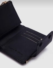 Yumuşak Deri Kadın Cüzdanı Siyah