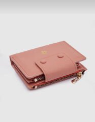 Yumuşak Deri Kadın Cüzdanı Yavruağzı