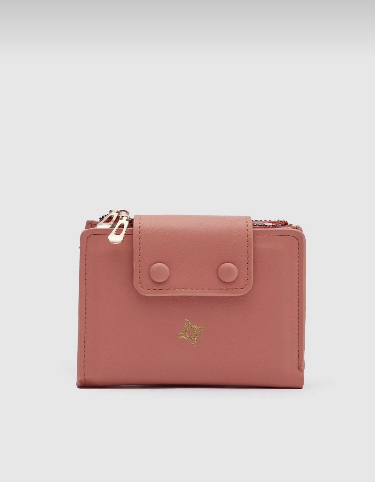 Yumuşak Deri Kadın Cüzdanı Yavruağzı