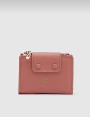 Yumuşak Deri Kadın Cüzdanı Yavruağzı