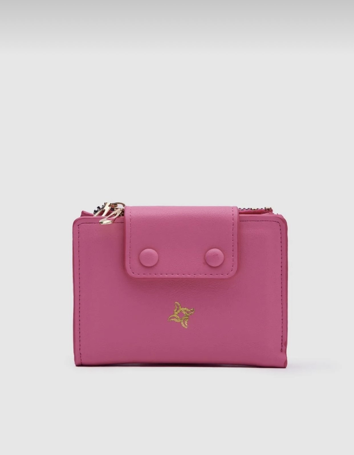 Yumuşak Deri Kadın Cüzdanı Pembe