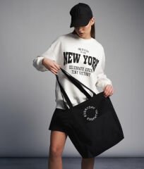 Çok Cepli Su Geçirmez Omuz Çantası Siyah