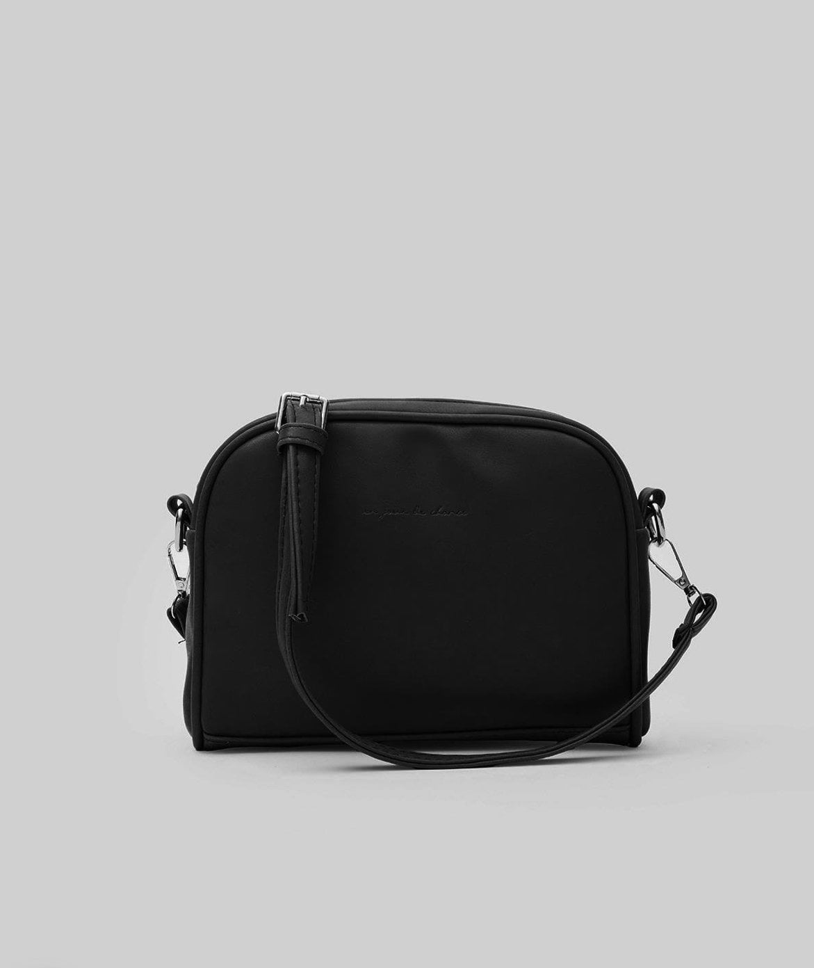 Yumuşak Deri Çapraz Çanta Siyah