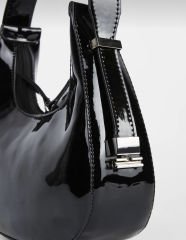 Cherry Bag Özel Askı Detaylı Kadın Çanta Siyah