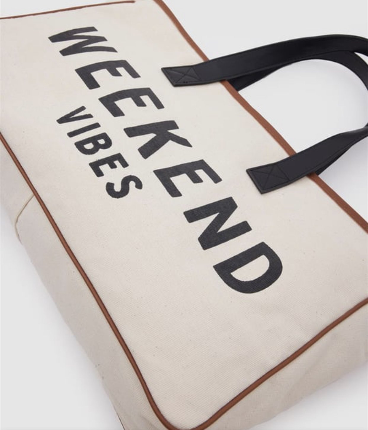 Weekend Vibes Kanvas Plaj Çantası