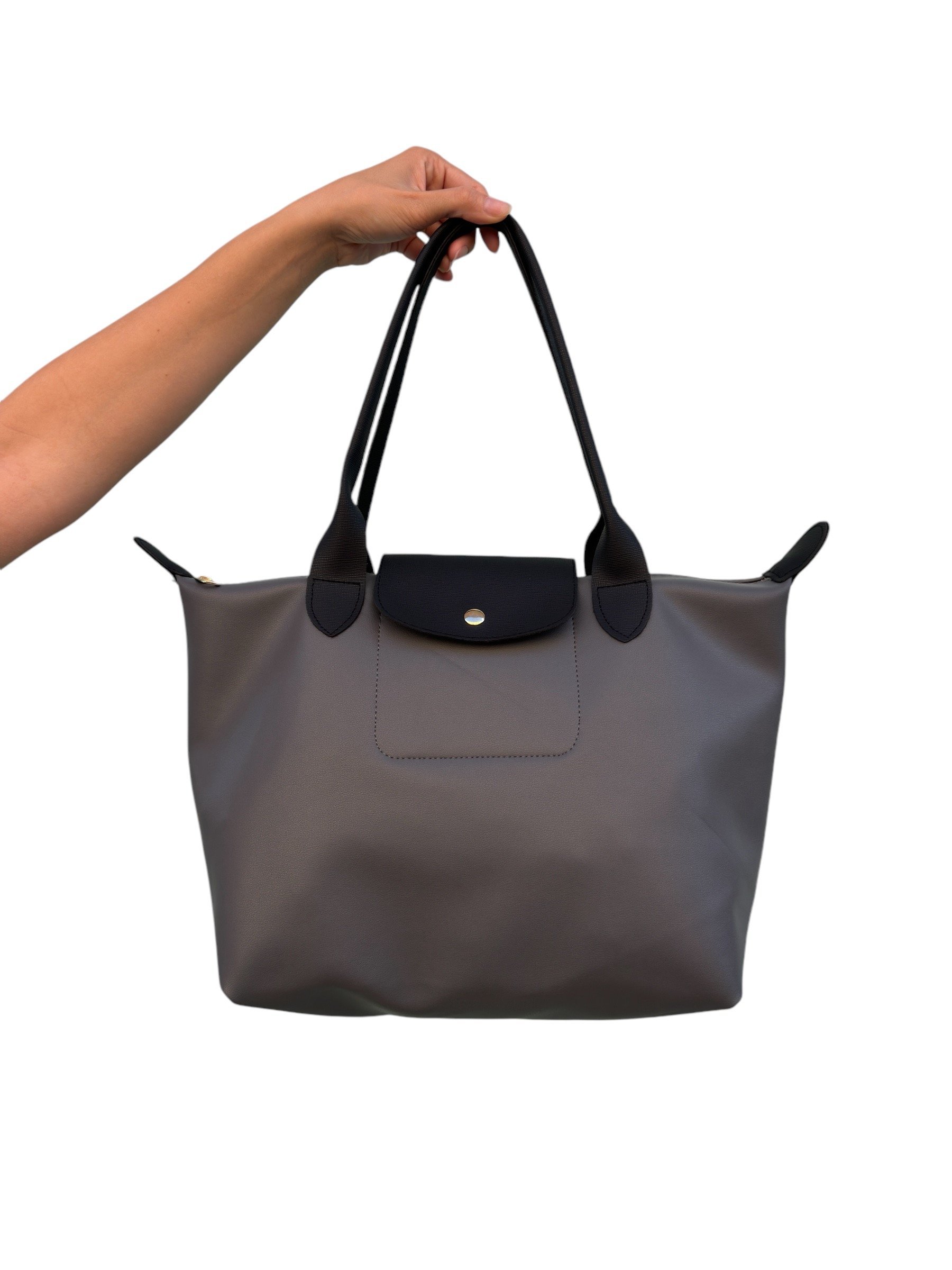 Hbbags Medium Omuz Çantası Gri