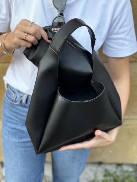 Vienna Yavrulu Siyah Omuz Çantası