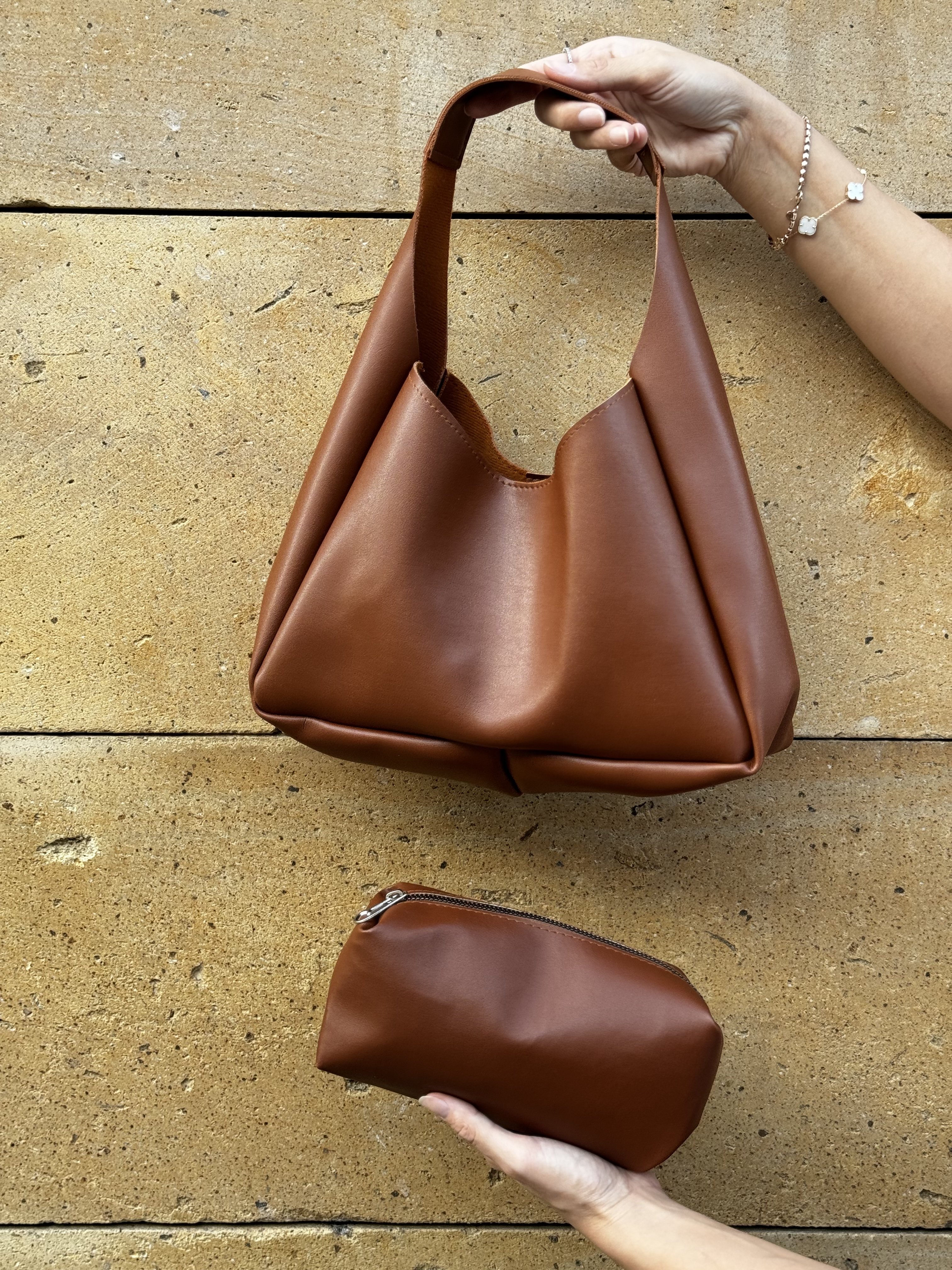 Vienna Yavrulu Taba Omuz Çantası