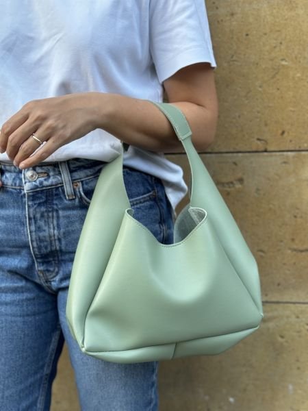 Vienna Yavrulu Yeşil Omuz Çantası