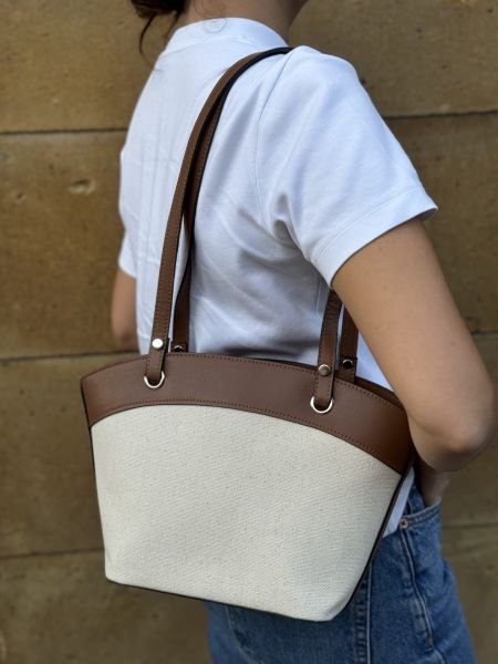 Sofia Kanvas Taba Omuz Çantası