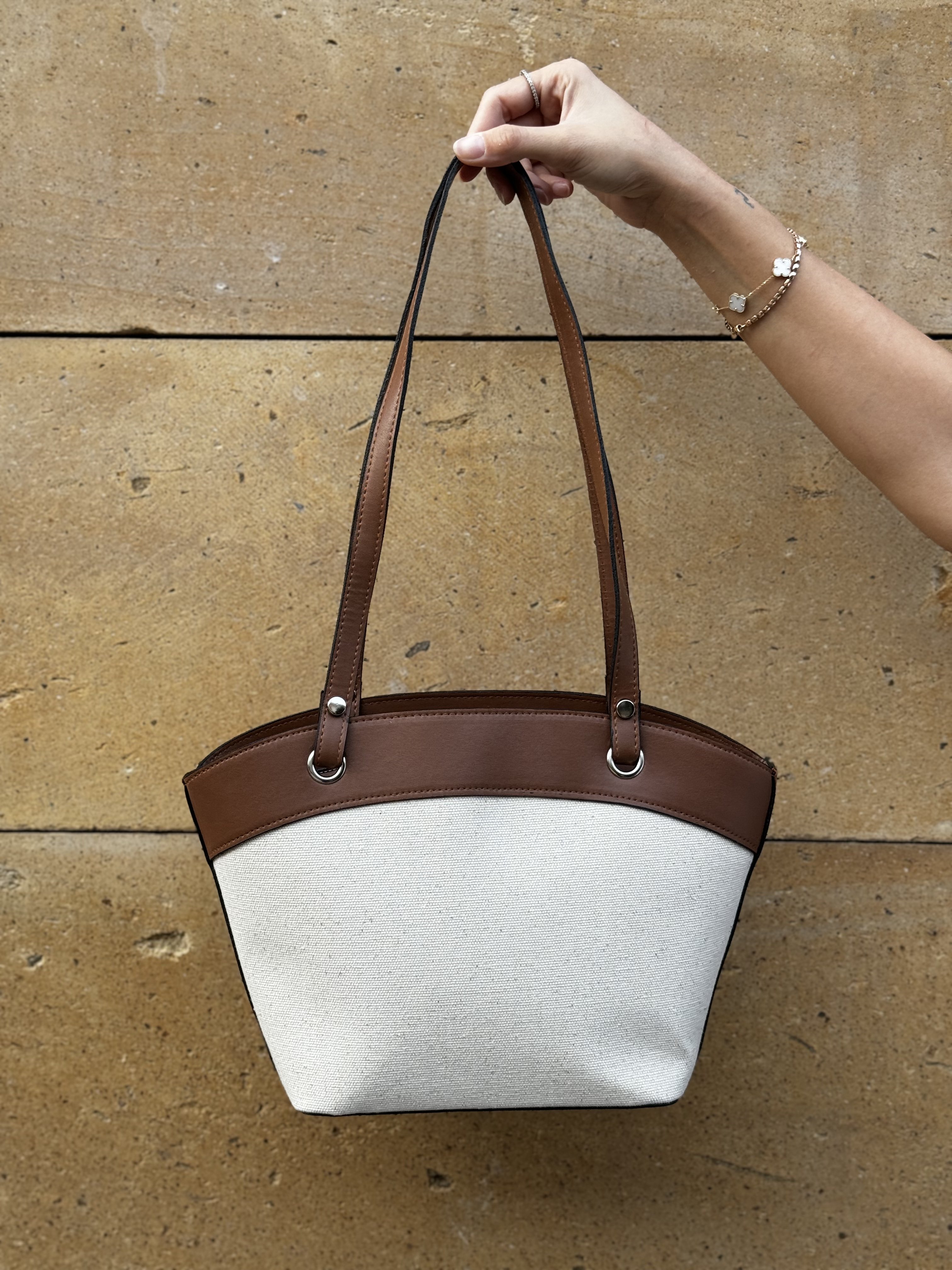 Sofia Kanvas Taba Omuz Çantası