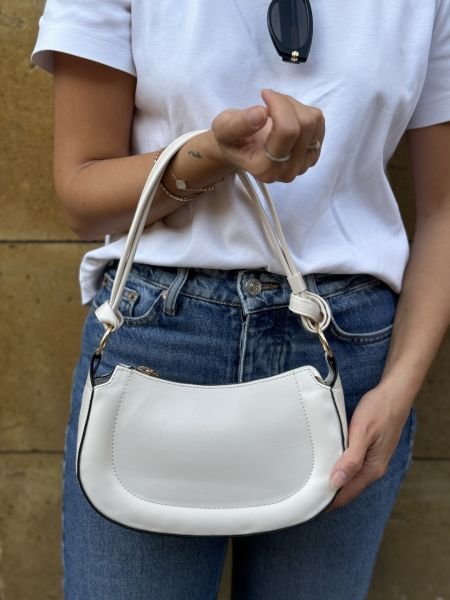 Ottawa Beyaz Baget Çanta