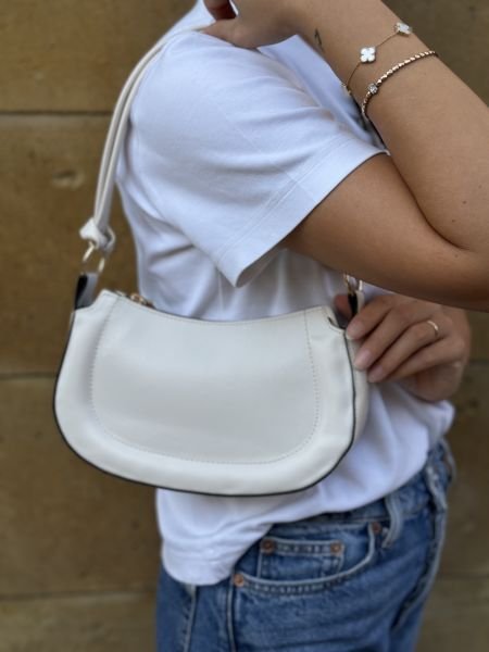 Ottawa Beyaz Baget Çanta