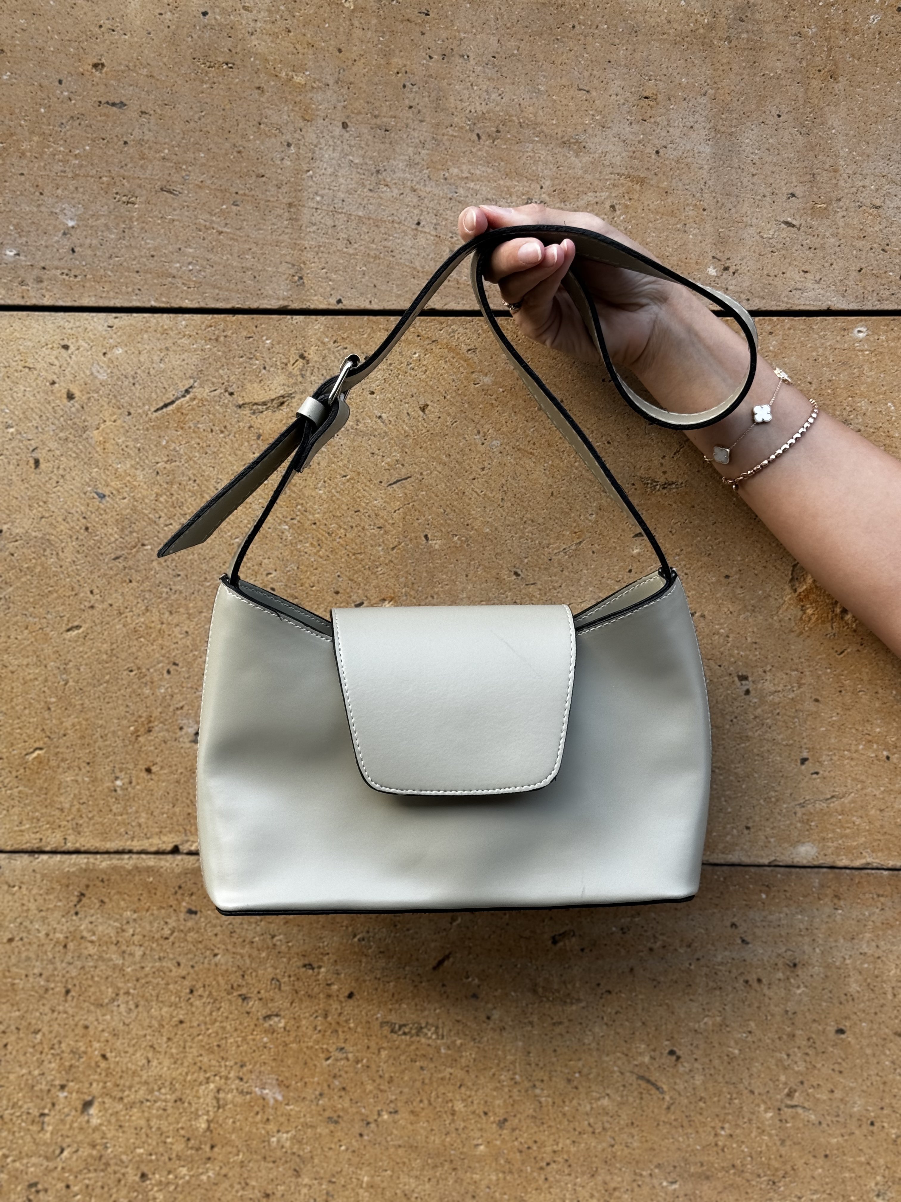 Havana Kapaklı Mint Baget Çanta